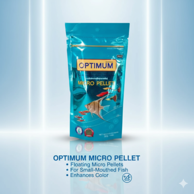 Optimum Micro Pellets Fish Food Pellet, 50 G