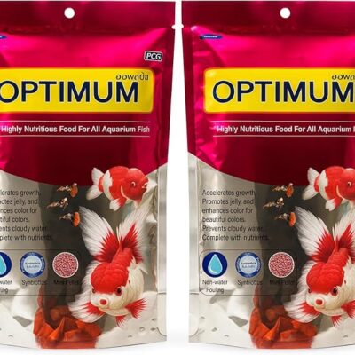 Optimum Highly Nutritious All Life Stages Fish Food for All Aquarium Fish, 200 G