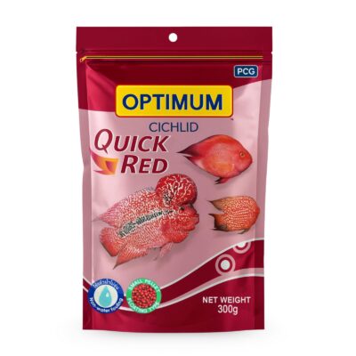 Optimum All Life Stages Chiclid Quick Red Pellets Fish Food, 300 G