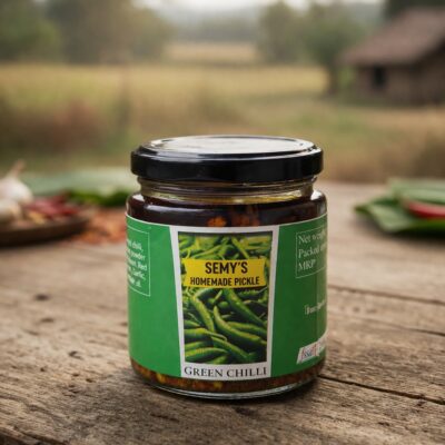 Semy homemade green chilli pickle