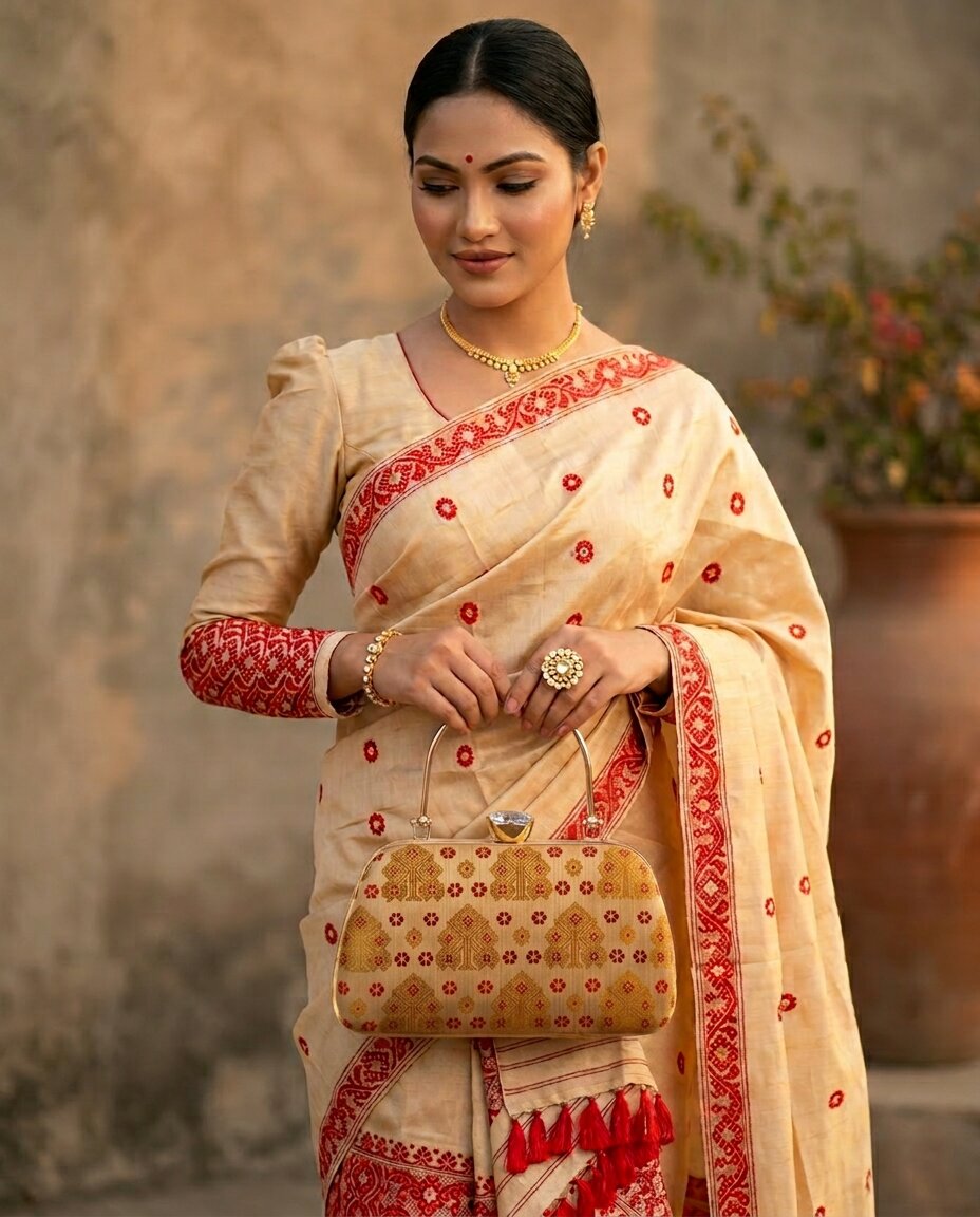 Assamese Muga Purse - Image 8