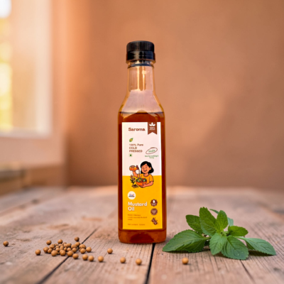 Manipur's Saroma Mustard Oil - 500 ml