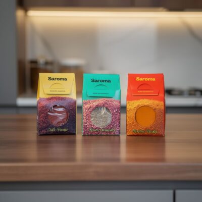 Manipur's Samora spices Trio -Turmeric, Chilli & Signature blend